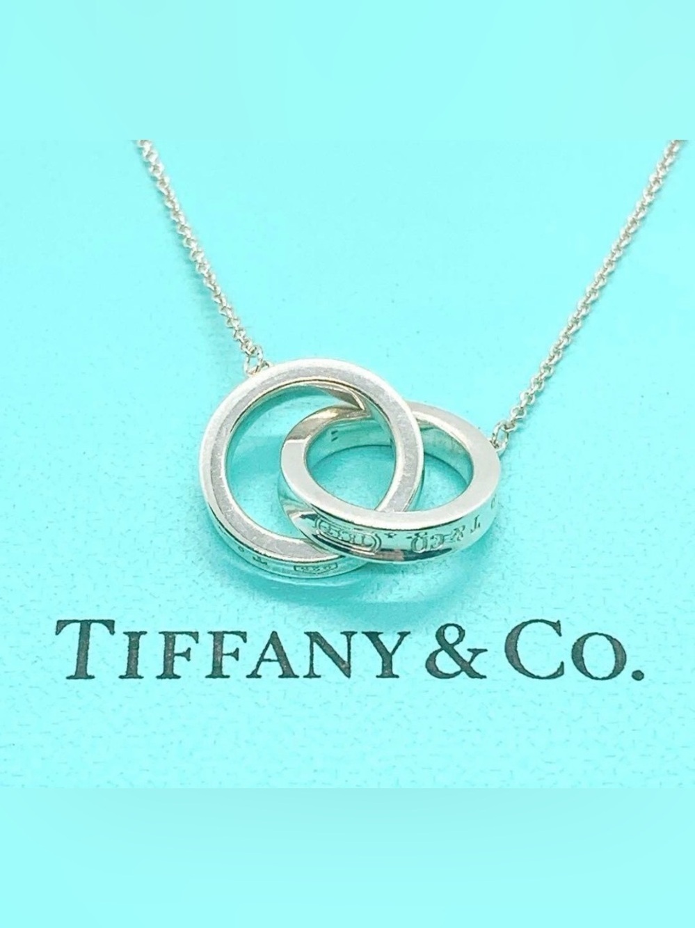 Tiffany & Co. 1837 Interlocking Circles Pendant Necklace in Sterling Silver (925